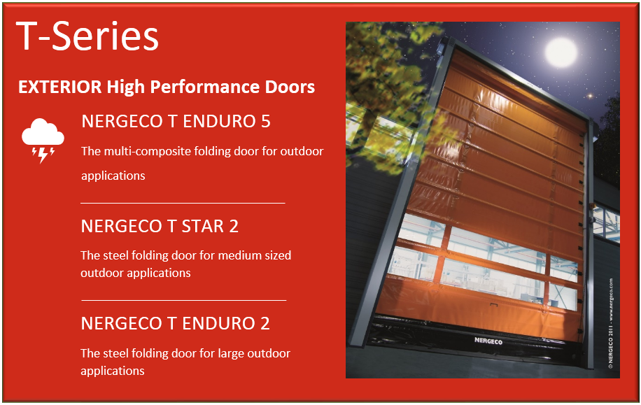 nergeco T series high speed doors - DDL